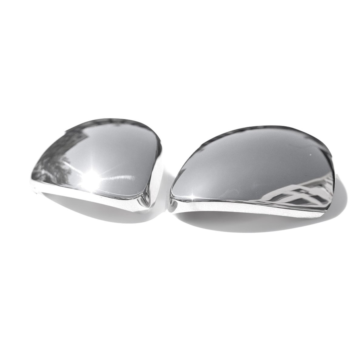Volkswagen Tiguan Mirror Cover - Omac - S.Steel - Gloss Silver - '07-'16